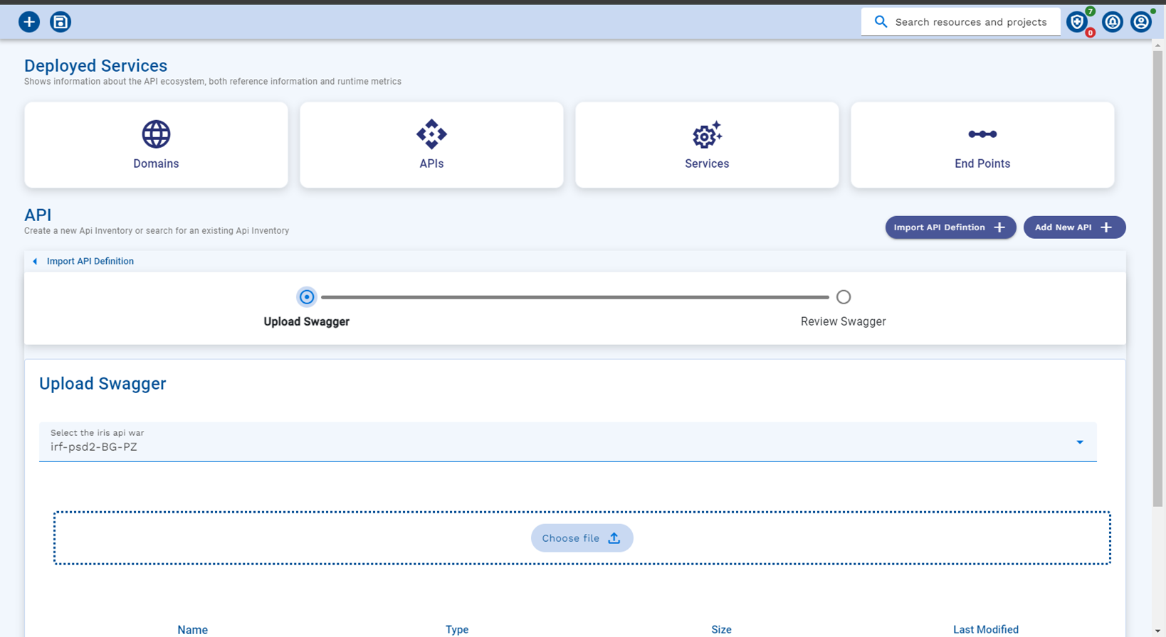 Creating a Published API